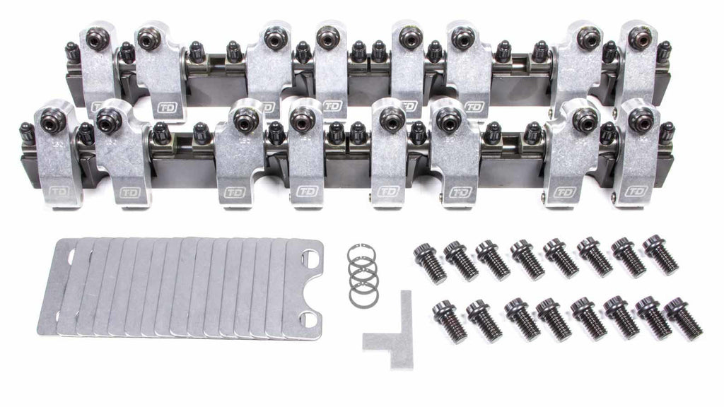 T AND D MACHINE 2301-160/150 - SBC Shaft Rocker Arm Kit - 1.6/1.5 Ratio image