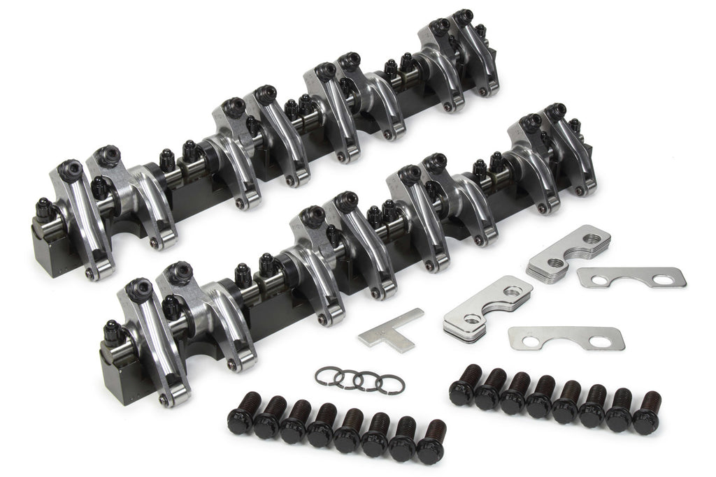 T AND D MACHINE 2126S-165PLUS100/155 - SBC Shaft Rocker Arm Kit w/Dart 13 degree Heads image