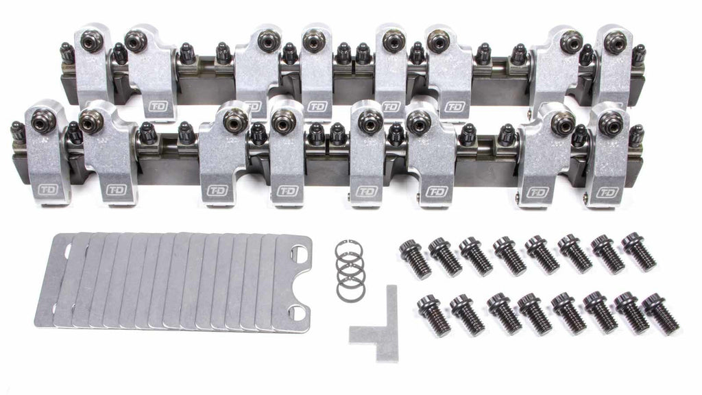 T AND D MACHINE 2305-160/160 - SBC Shaft Rocker Arm Kit 1.60/1.60 Ratio image