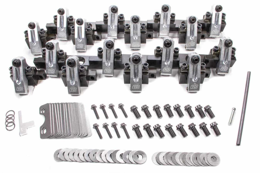 T AND D MACHINE 3102-170/170 - BBC Shaft Rocker Arm Kit - 1.7/1.7 Ratio image