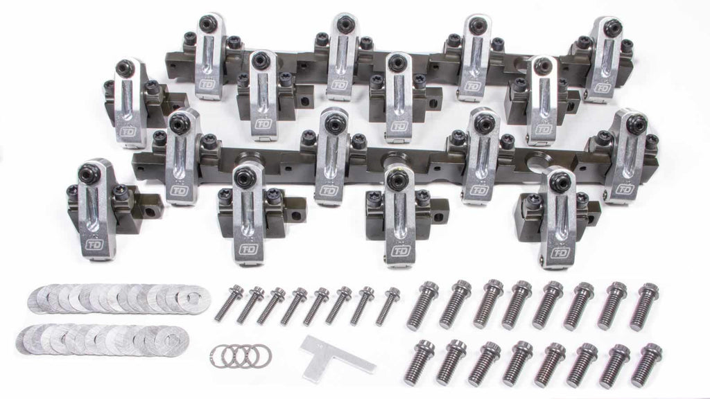 T AND D MACHINE 3101-170/170 - BBC Shaft Rocker Arm Kit 1.70/1.70 Ratio image