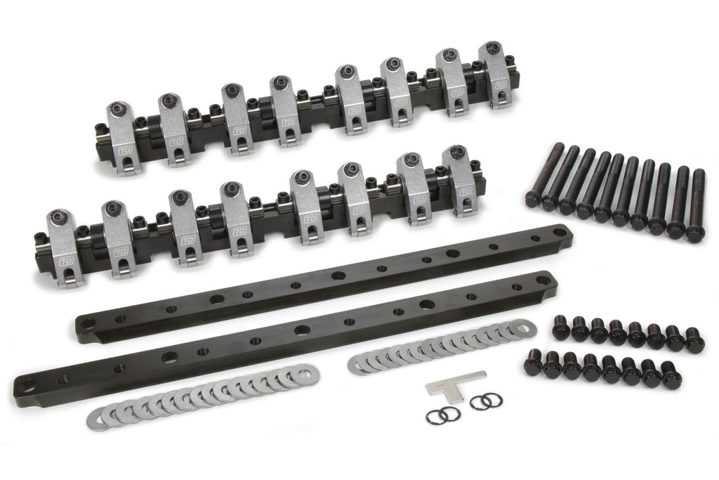 T AND D MACHINE 7030-175/175 - BBF Shaft Rocker Arm Kit w/Edelbrock FE 427 Heads image