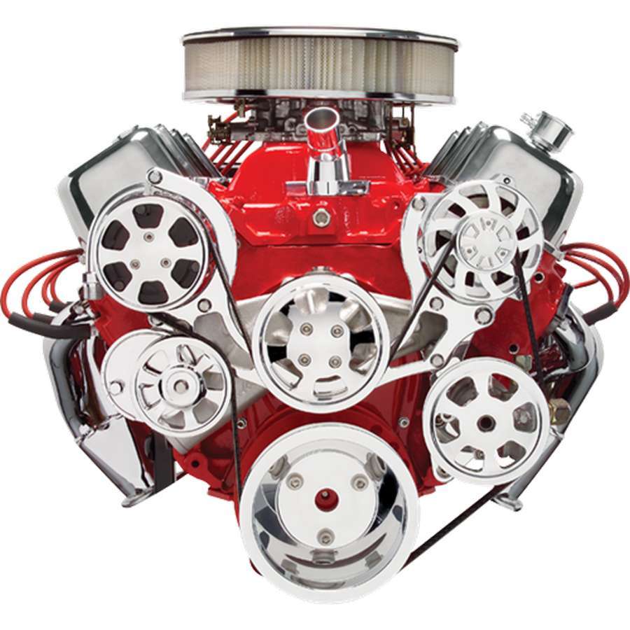 BILLET SPECIALTIES 14220 - BBC Tru Track Pulley System image