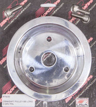Load image into Gallery viewer, BILLET SPECIALTIES 79230 - BBC 3 GRV Crank Pulley LWP Polished image