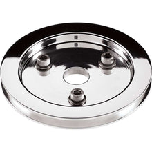 Load image into Gallery viewer, BILLET SPECIALTIES 81120 - Polished SBC 1 Groove Lower Pulley image
