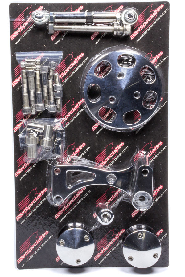 BILLET SPECIALTIES FM1320PC - SBC Top Mount A/C Bracket image