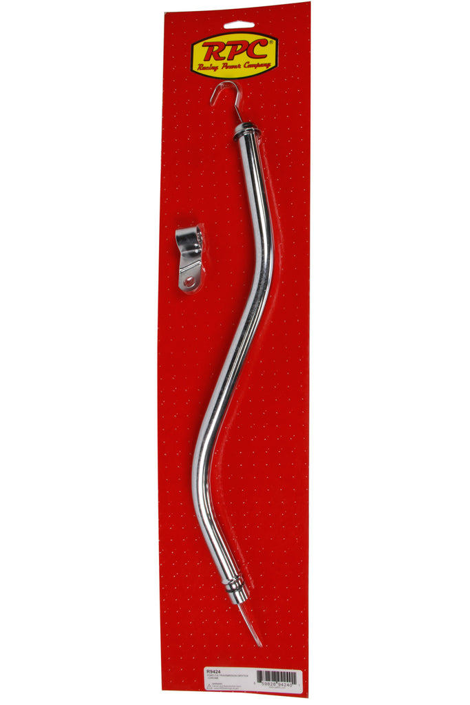 RACING POWER CO-PACKAGED R9424 - Ford C-6 Transmission Dipstick -Chrome image