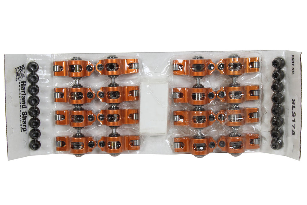 SHARP ROCKERS SLS17A - GM LS1/LS2/LS6 Rocker Arm Set 1.7 Ratio Adj. image