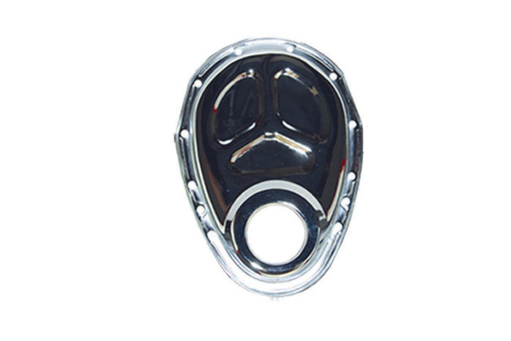 SPECIALTY PRODUCTS COMPANY 7122 - SBC Steel Timing Chain Cover Chrome image