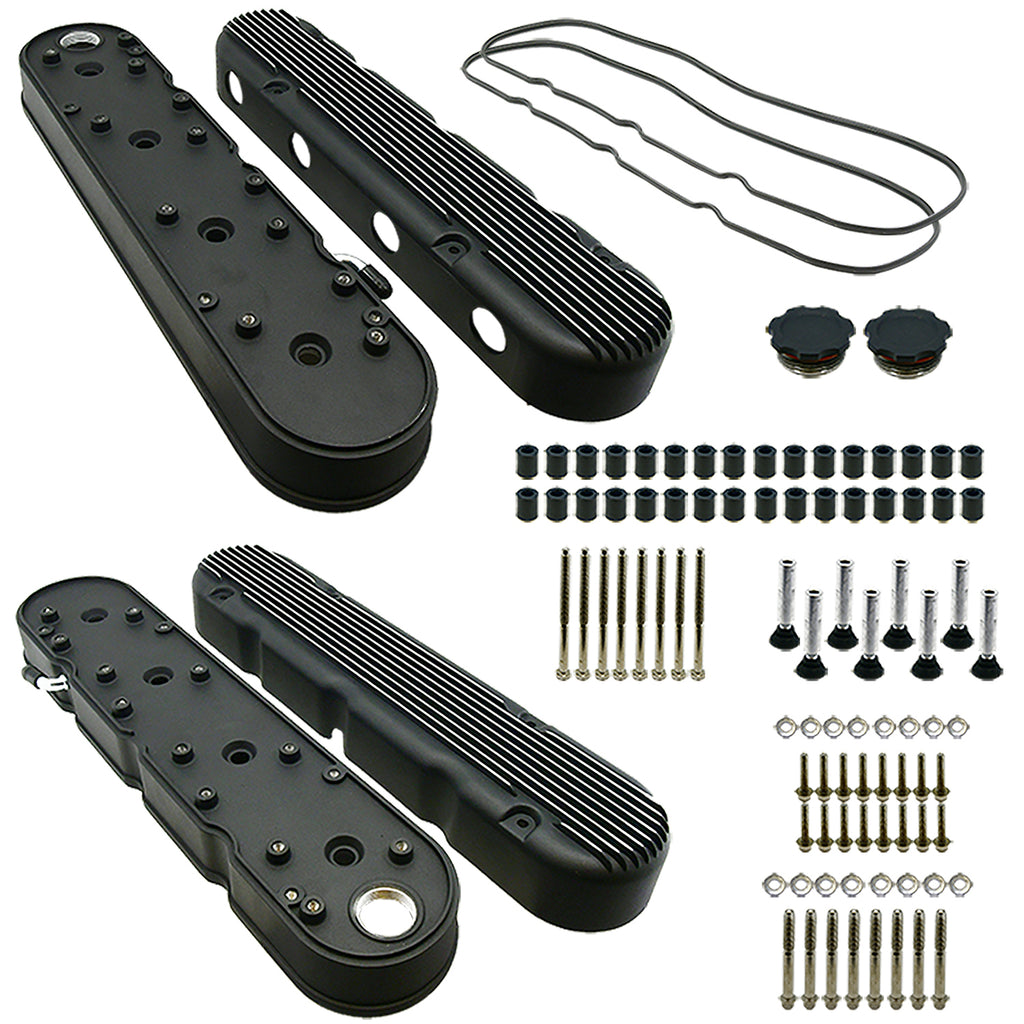 SPECIALTY PRODUCTS COMPANY 8536BK - GM LS Engine Valve Cover 2-Piece Tall image