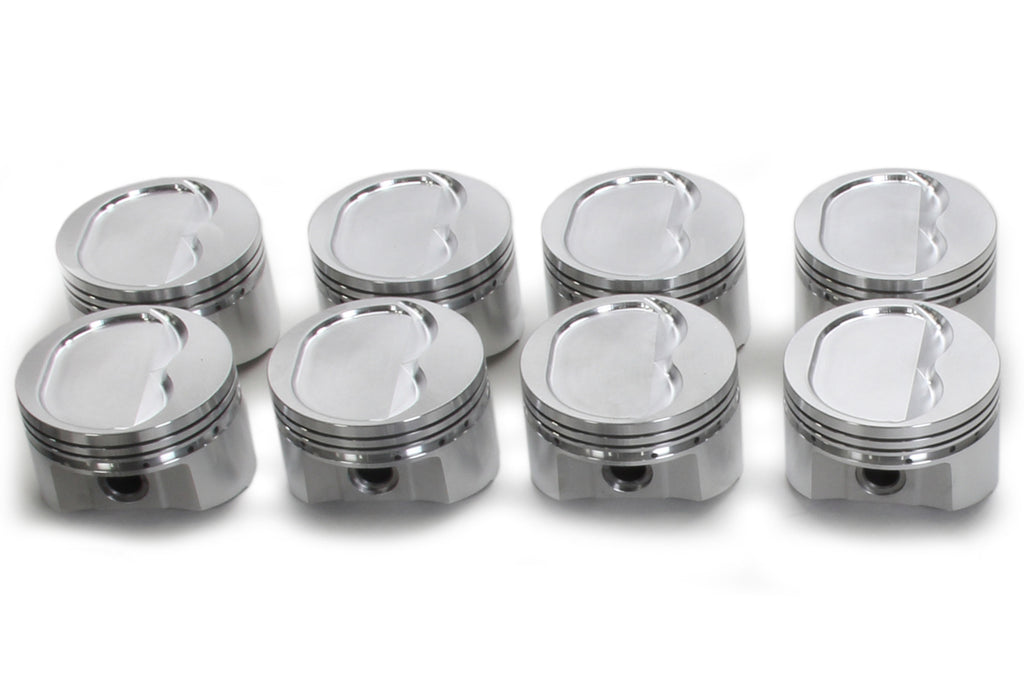 SPORTSMAN RACING PRODUCTS 139632 - SBC Dished Piston Set 4.030 Bore -24cc image