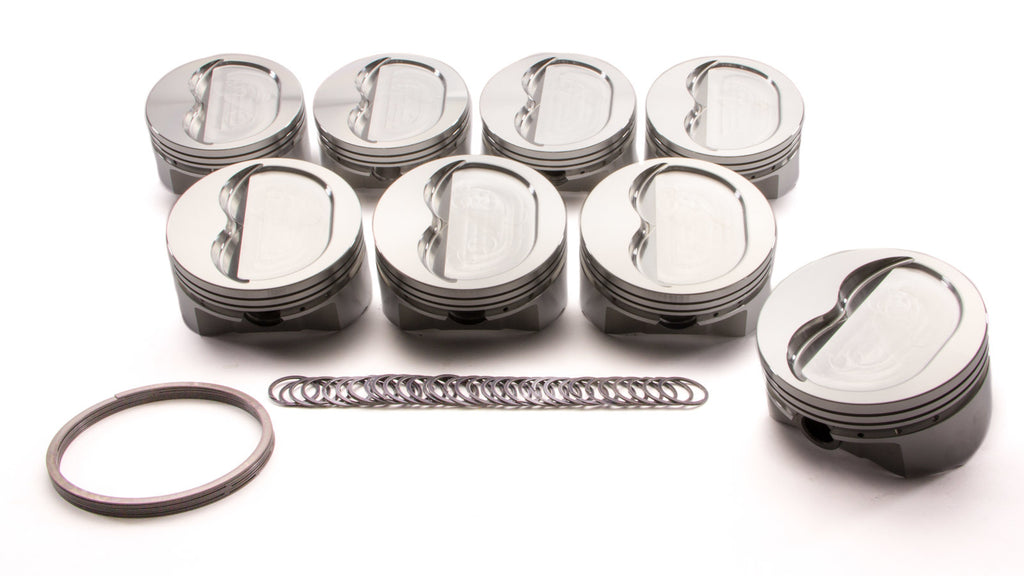 SPORTSMAN RACING PRODUCTS 147550 - SBC Dished Piston Set 4.165 Bore -16cc image