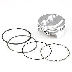 SPORTSMAN RACING PRODUCTS 271058 - SBC Domed Pro-Series Piston & Ring Set 4.030 image