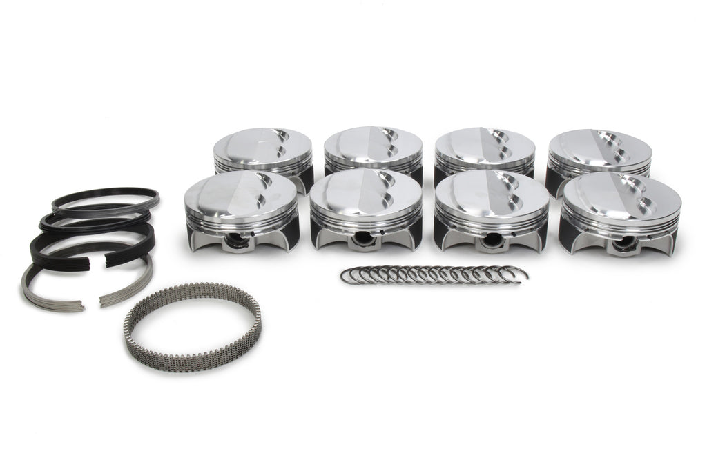 SPORTSMAN RACING PRODUCTS 310182 - SBC Dome Pro-Series Piston & Ring Set 4.125 image