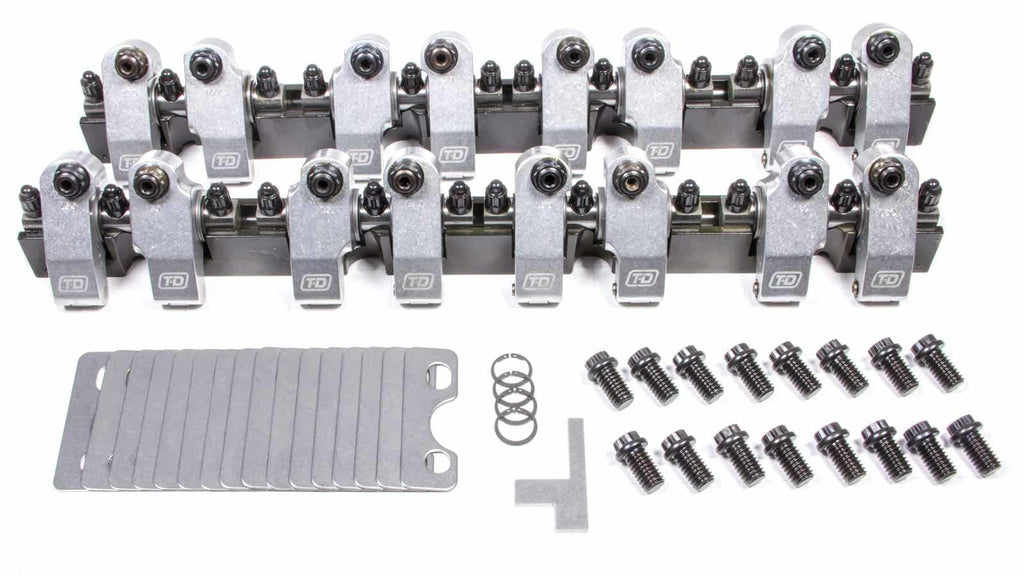 T AND D MACHINE 2144-160/150 - SBC Shaft Rocker Arm Kit - 1.6/1.5 Ratio image