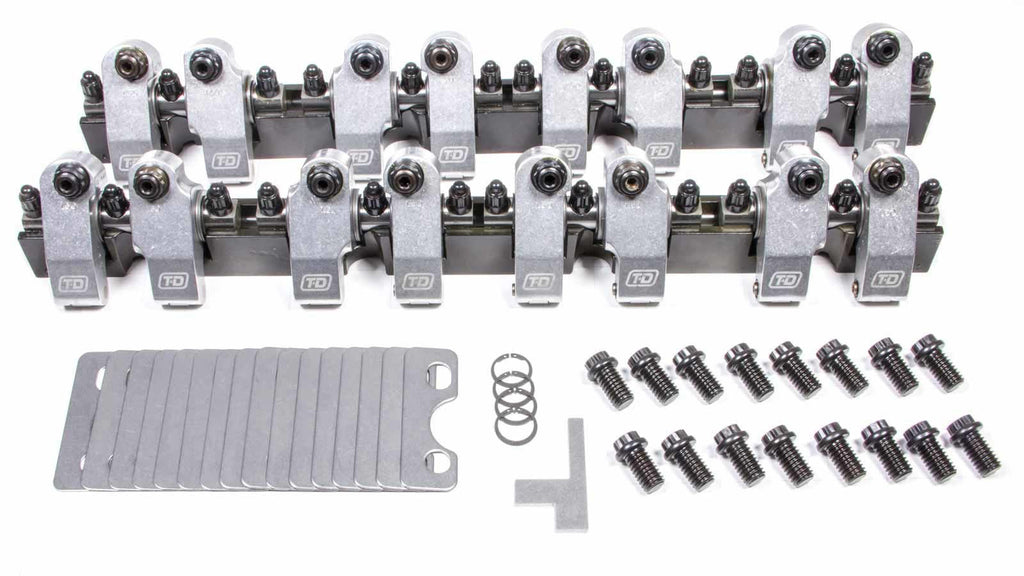 T AND D MACHINE 2144-160/160 - SBC Shaft Rocker Arm Kit - 1.6/1.6 Ratio image