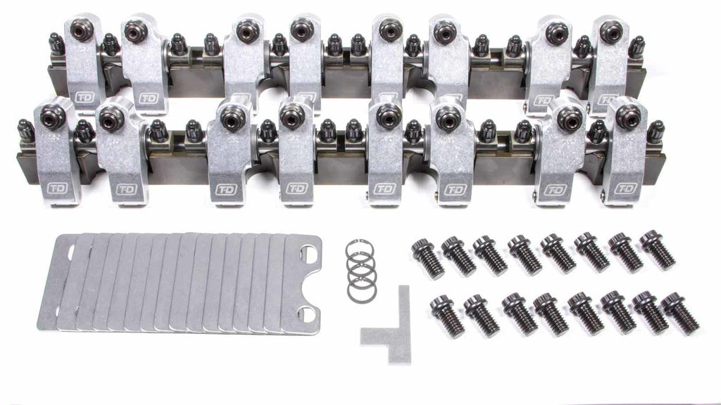 T AND D MACHINE 2251-160/160 - SBC Shaft Rocker Arm Kit - 1.6/1.6 Ratio image
