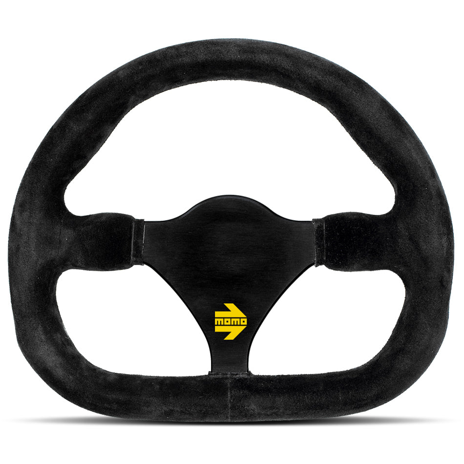 MOMO AUTOMOTIVE ACCESSORIES R1925/29S - MOD 27 Steering Wheel Black Suede image