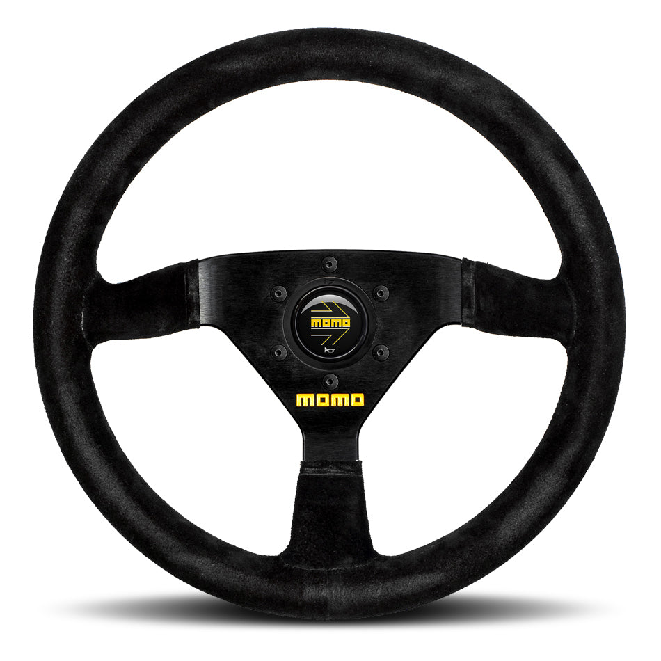 MOMO AUTOMOTIVE ACCESSORIES R1913/35S - MOD 69 Steering Wheel Black Suede image