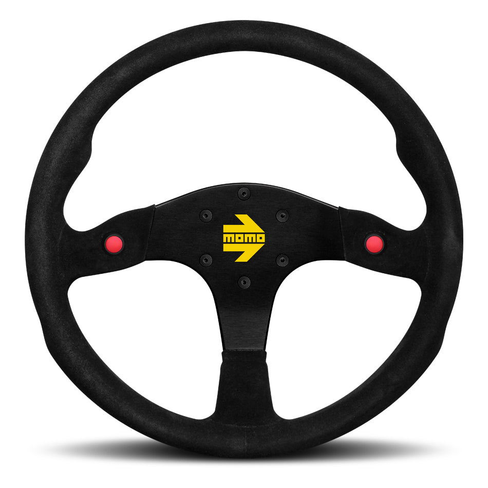 MOMO AUTOMOTIVE ACCESSORIES R1980/35S - MOD 80 Steering Wheel Black Suede image