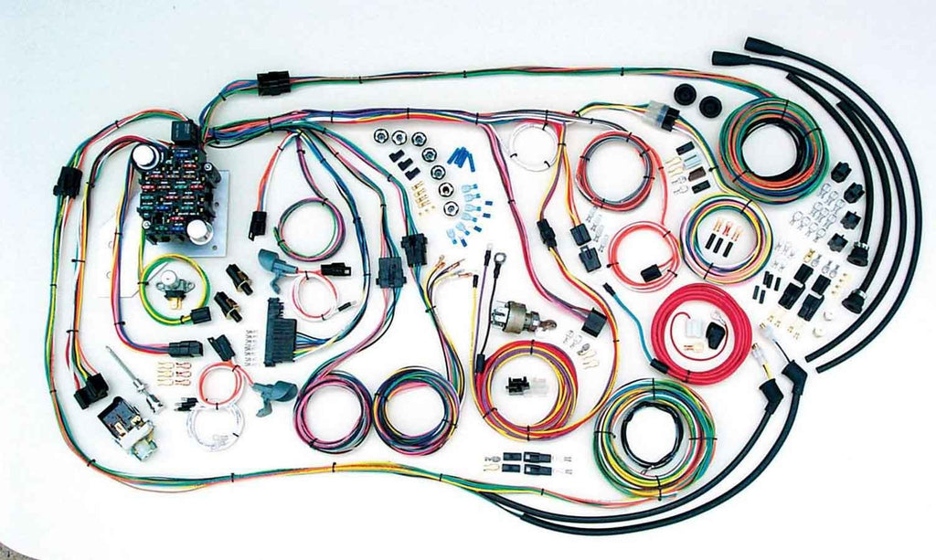 AMERICAN AUTOWIRE 500481 - 55-59 Chevy Truck Wiring Harness image