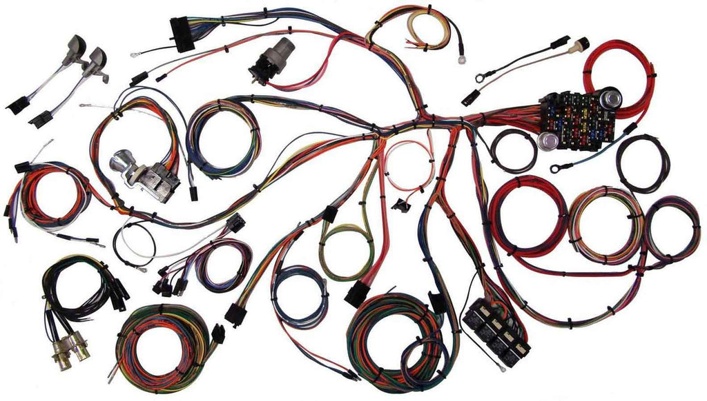 AMERICAN AUTOWIRE 510055 - 67-68 Mustang Wiring Harness image