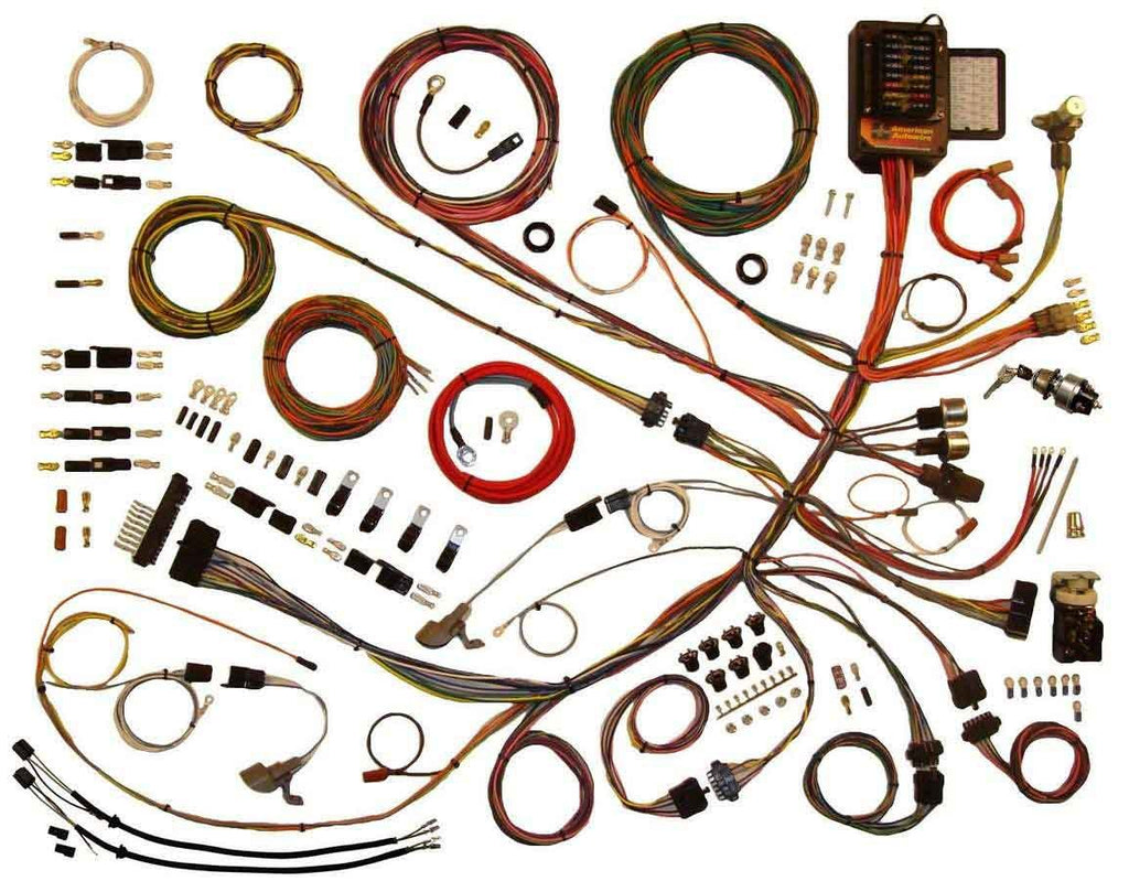 AMERICAN AUTOWIRE 510303 - 53-56 Ford P/U Wiring Harness image