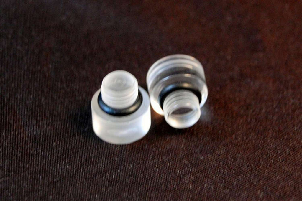 ADVANCED ENGINE DESIGN 5170 - Clear Fuel Bowl Sight Plugs - Pair image