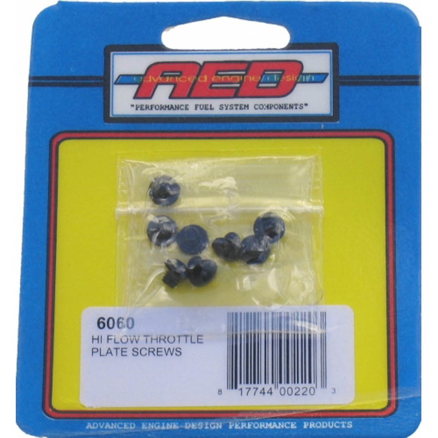 ADVANCED ENGINE DESIGN 6060 - Hi-Flow Throttle Plate Screws (8) image