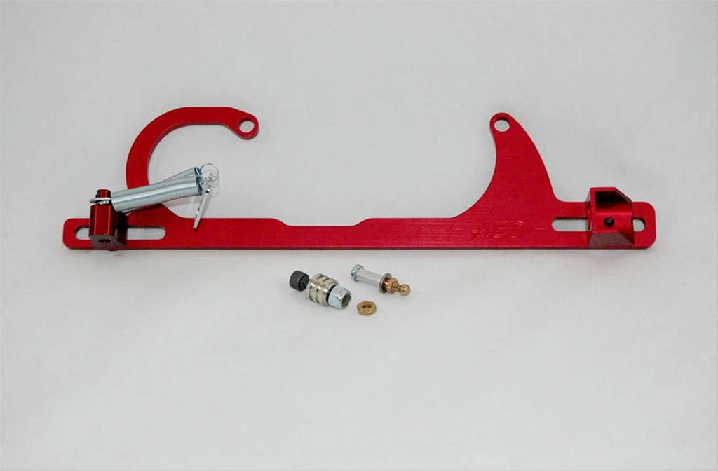 ADVANCED ENGINE DESIGN 6700R - Chevy Throttle & Spring Bracket - Red image