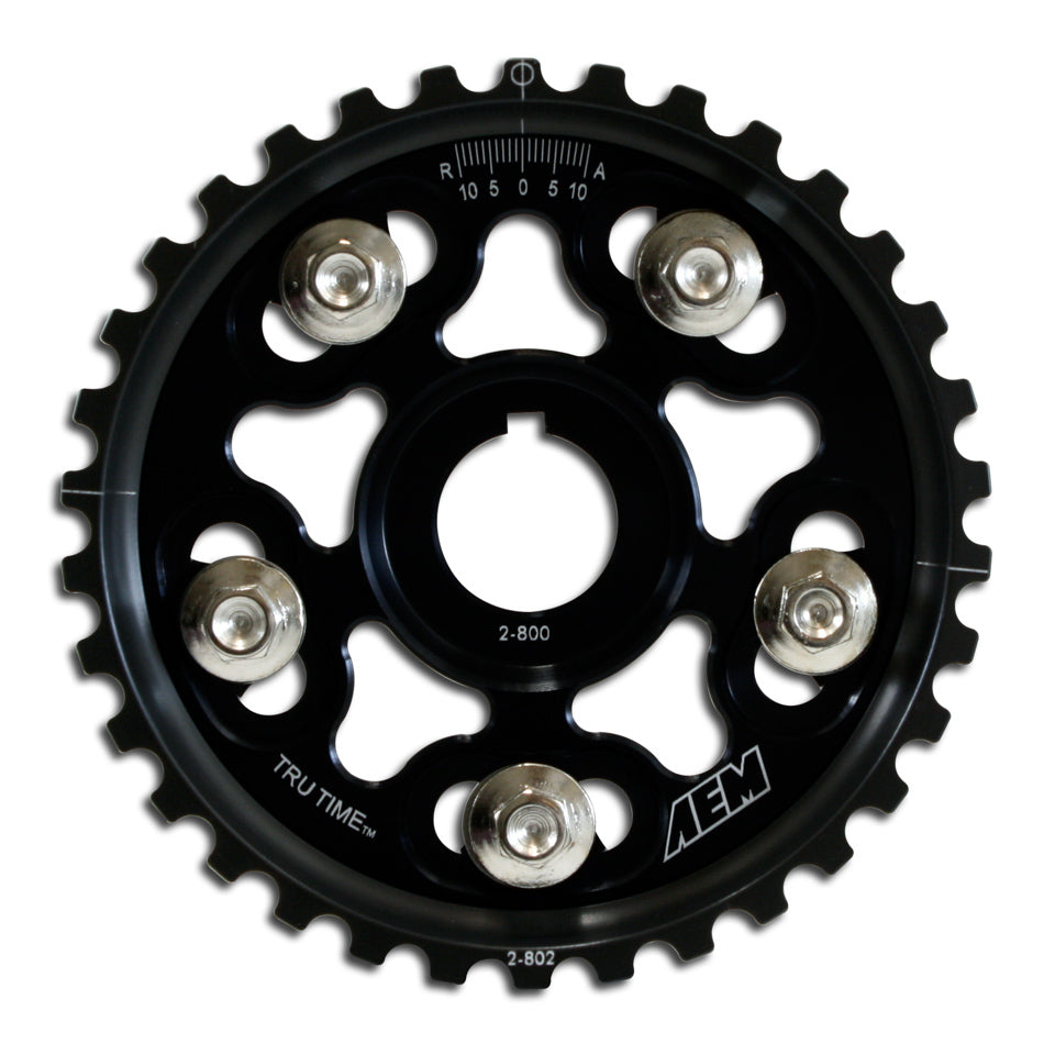 AEM ELECTRONICS 23-802BK - Adjustable Cam Gear Black image