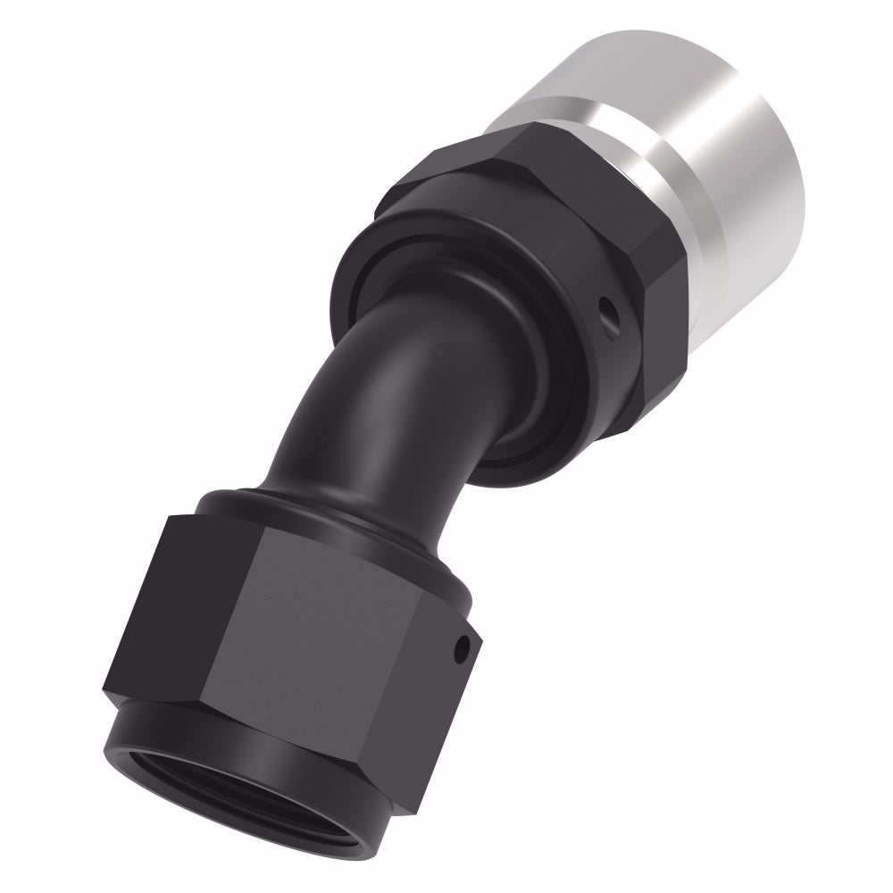 AEROQUIP FCL4222 - 6an StreetLite Crimp Fitting 45-Degree image