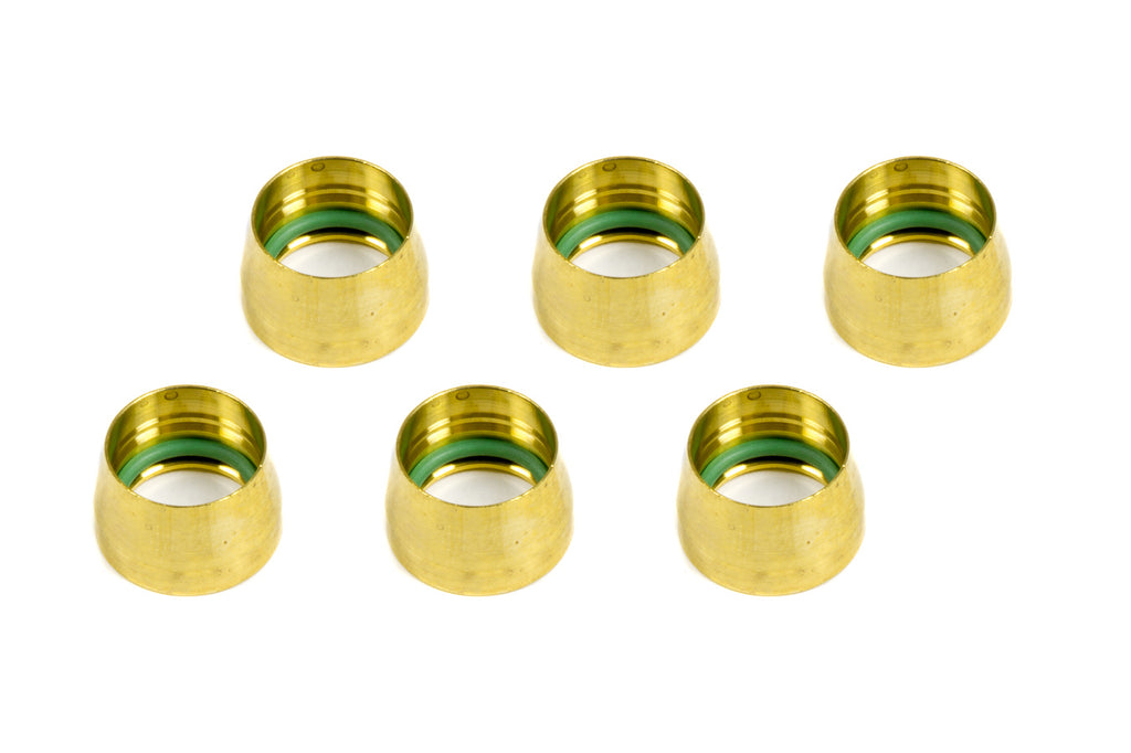 AEROQUIP FCM2432 - -10 Replacement A/C Brass Sleeves (6pk) image