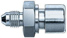 Load image into Gallery viewer, AEROQUIP FCM2936 - #3 To 3/8-24 Inverted Female Steel Adapter image