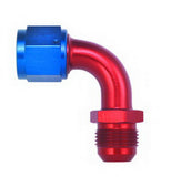 #12 Male to #12 Female 90 Deg Swivel Fitting