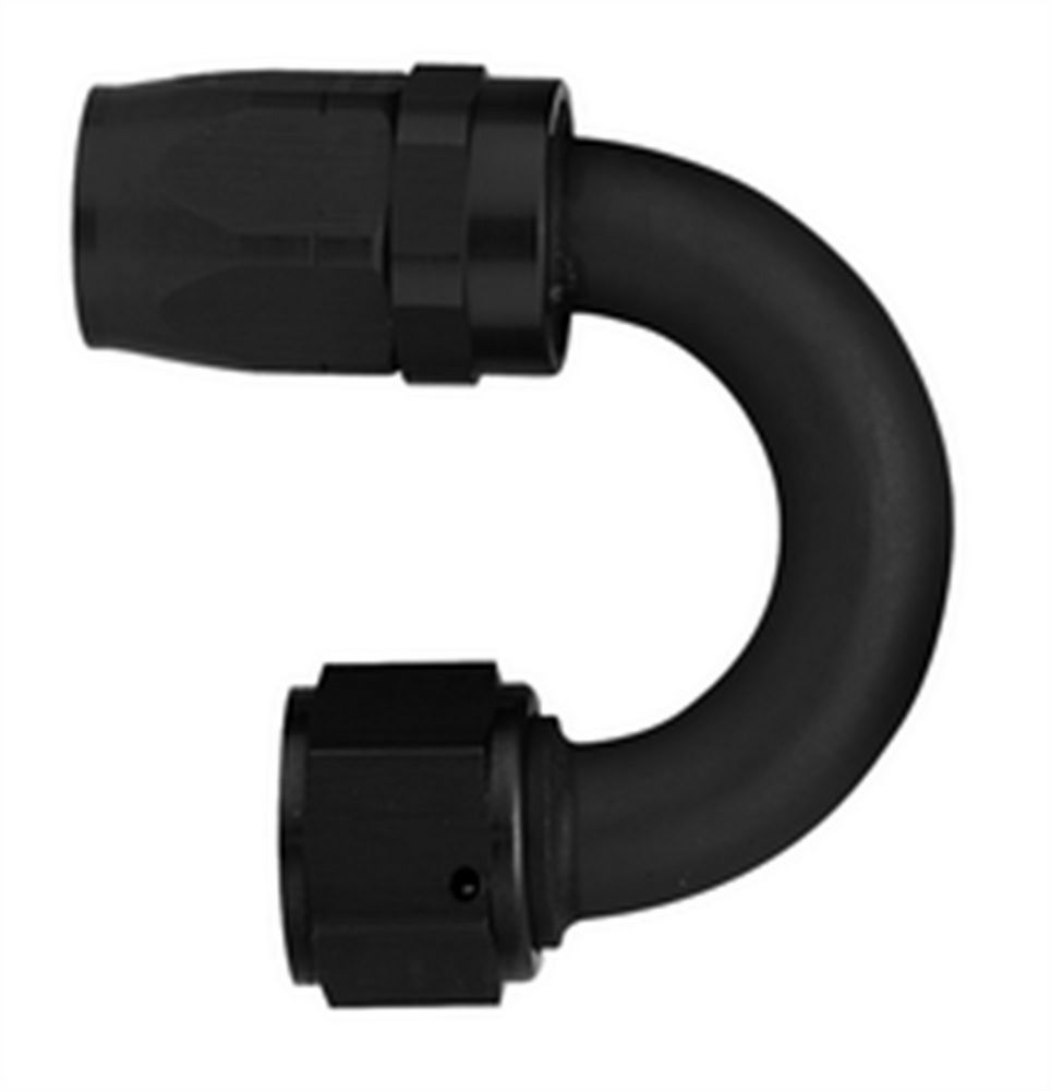 AEROQUIP FCM4462 - #6 180 Deg Hose End Black image