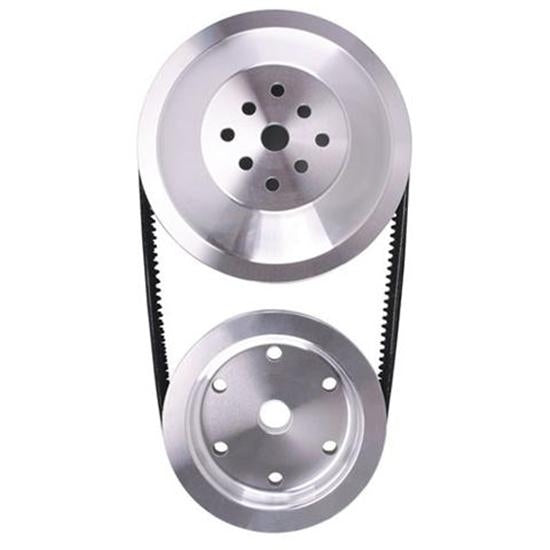 AFCO RACING PRODUCTS 80061 - Pulley Kit 20% Red. SBC Long Water Pump image