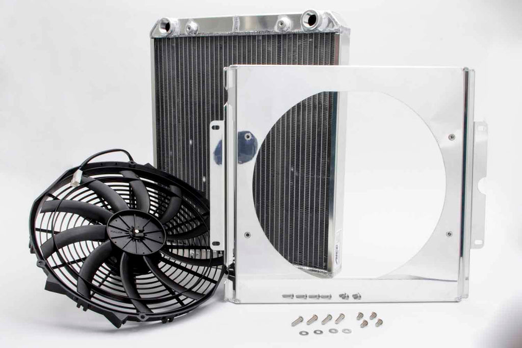 AFCO RACING PRODUCTS 80108N - Dragster Radiator w/ Fan and Shroud image