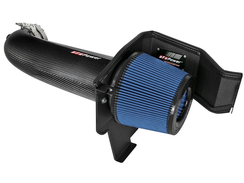 AFE POWER 54-12162-C - Track Series Stage-2 Car bon Fiber Intake System image