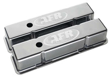 Load image into Gallery viewer, AIR FLOW RESEARCH 6704 - SBC Tall Alum Valve Cvr Polished w/AFR Logo image