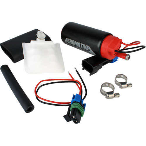 AEROMOTIVE 11542 - 340 Stealth Fuel Pump - Offset Inlet - Inline image