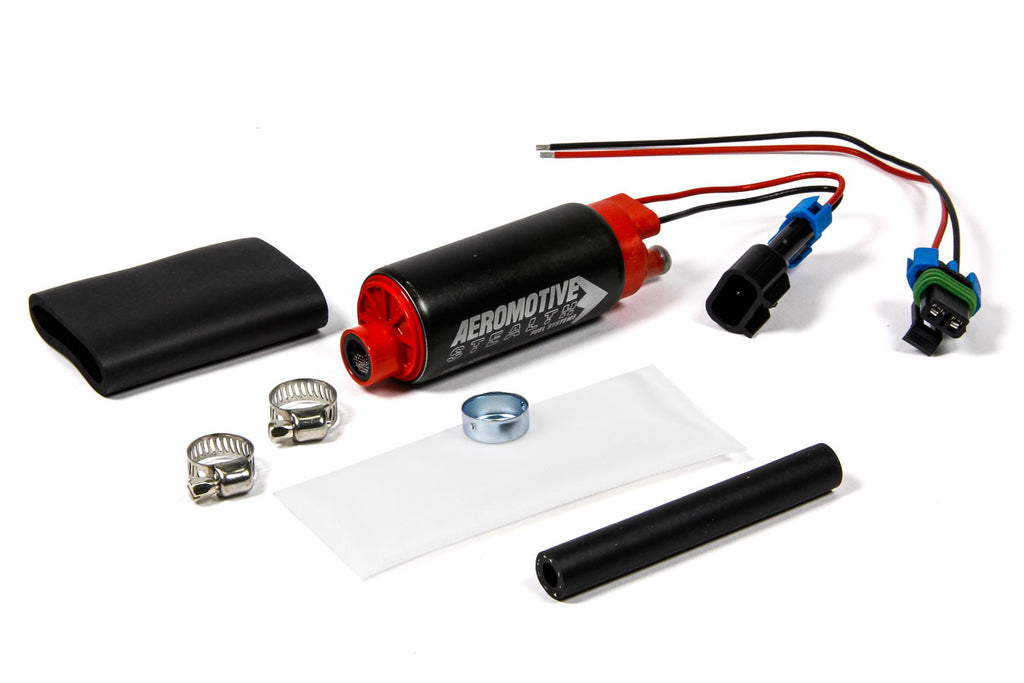 AEROMOTIVE 11569 - 340 Stealth Fuel Pump - Center In/Offset Out E85 image