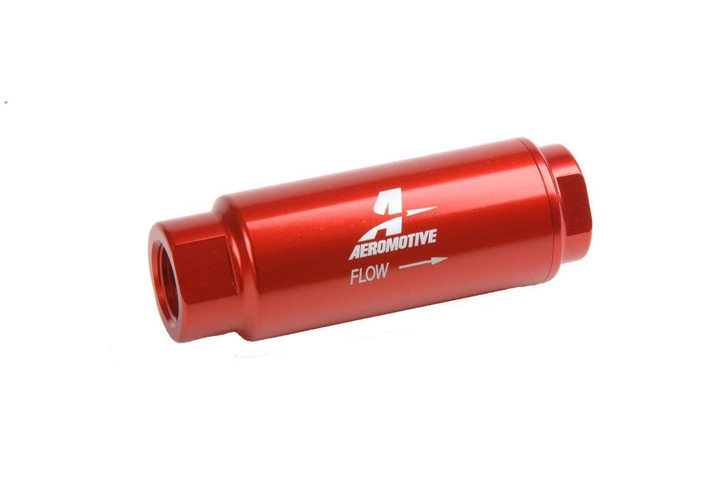 AEROMOTIVE 12316 - In-Line Fuel Filter - 100 Micron image