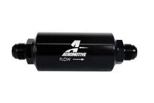 Load image into Gallery viewer, AEROMOTIVE 12387 - 10an Inline Fuel Filter 10 Micron 2in OD Black image