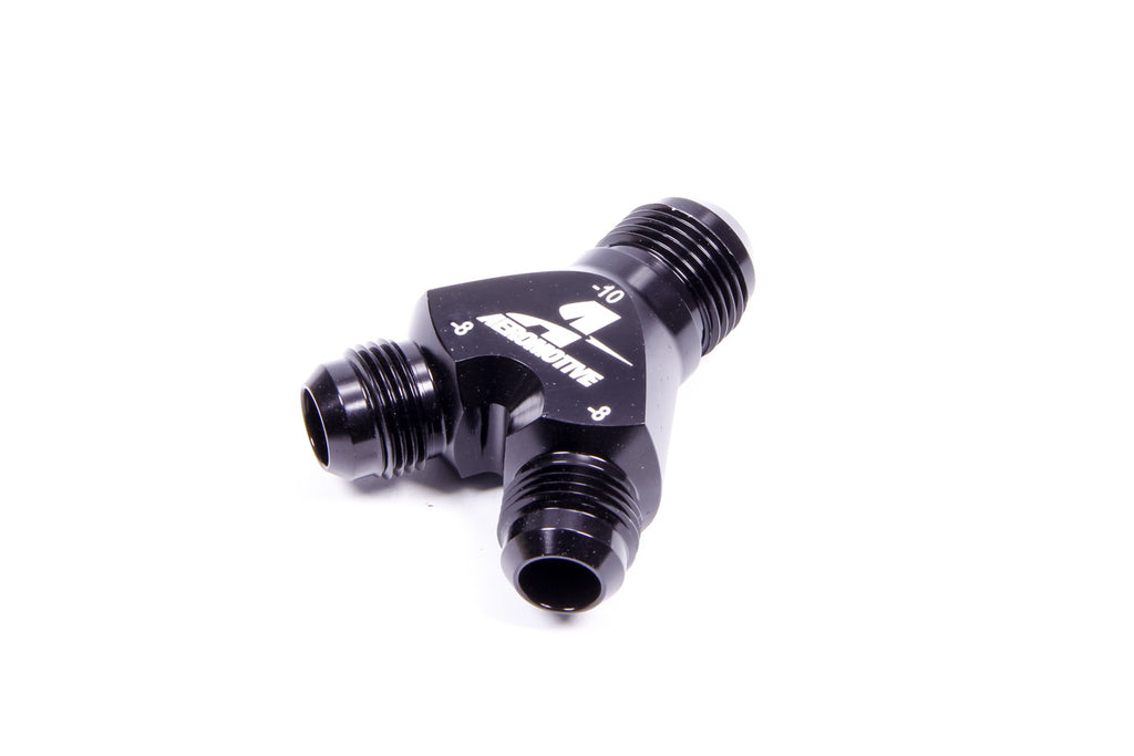 AEROMOTIVE 15675 - Y-Block Fitting - 10an to 2 x -8an image