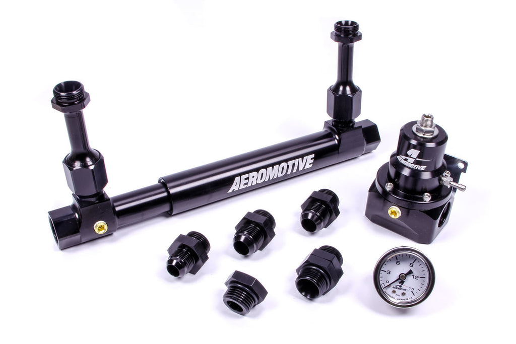 AEROMOTIVE 17248 - Adjustable Fuel Log w/ 13212 2-Port Regulator image