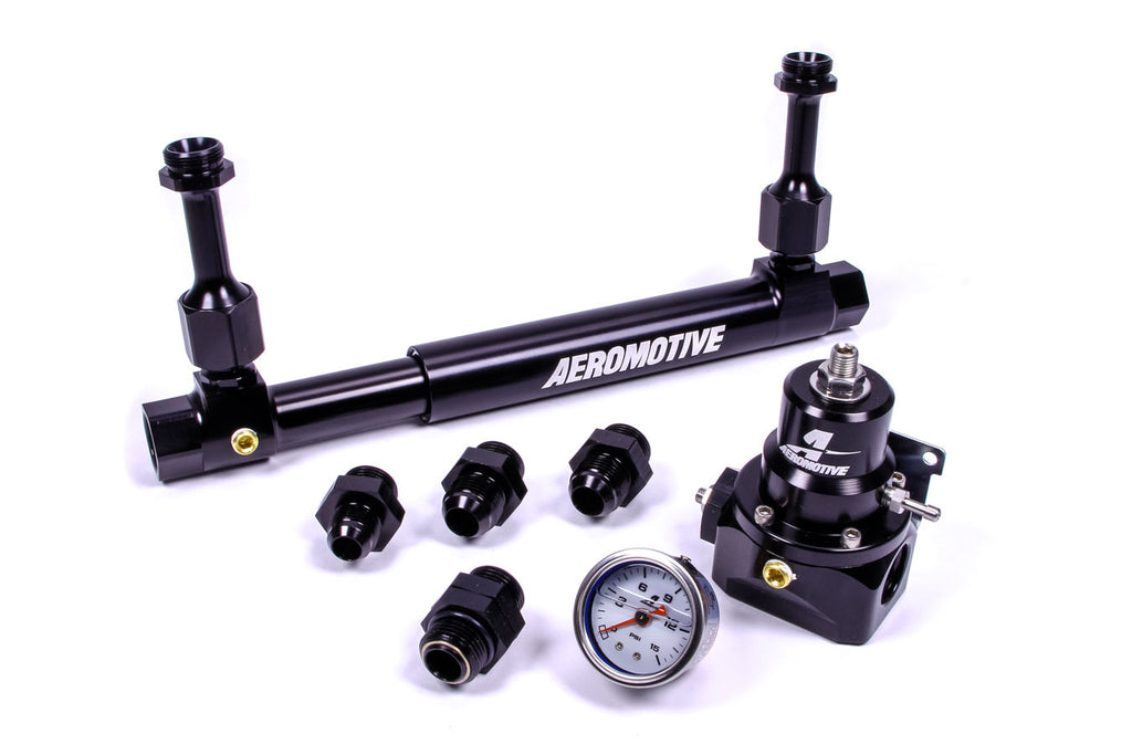 AEROMOTIVE 17249 - Adjustable Fuel Log w/ 13214 2-Port Regulator image