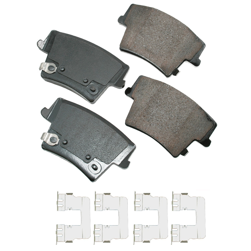 AKEBONO BRAKE CORPORATION ACT1057 - Brake Pads Rear Dodge 05 -18 Challenger Charger image