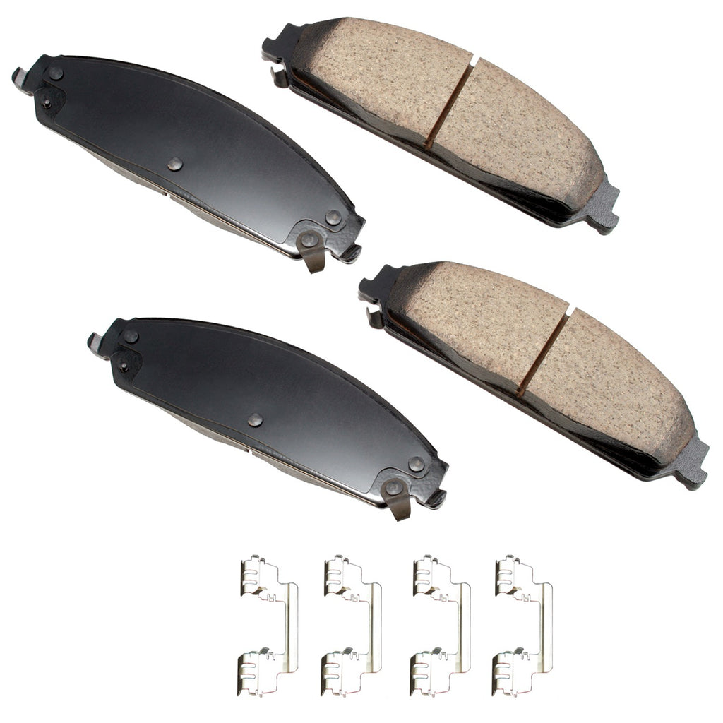 AKEBONO BRAKE CORPORATION ACT1058 - Brake Pads Front Dodge Dodge Avenger 05-14 300 image