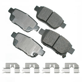 AKEBONO BRAKE CORPORATION ACT1103 - Brake Pads Rear Acura TL 09-14 Honda Ridgeline 06 image